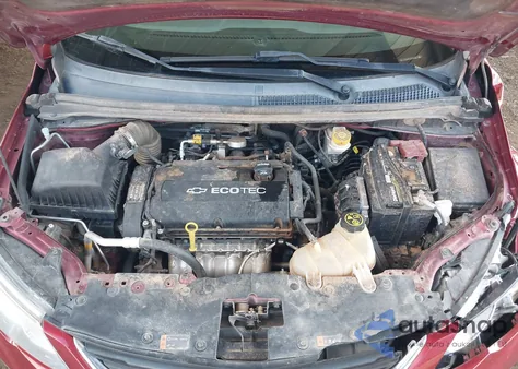 2018 Chevrolet Sonic Lt Auto из США, поврежденный, VIN 1G1JD5SH3J4121732